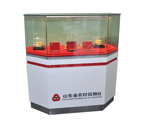 银行黄金展柜厂家各大银行的黄金展示柜图片